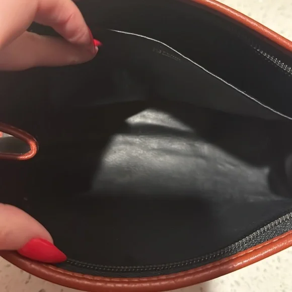 Vintage Fendi Zucca leather and canvas Monogram Brown and Black makeup case - Picture 7 of 9